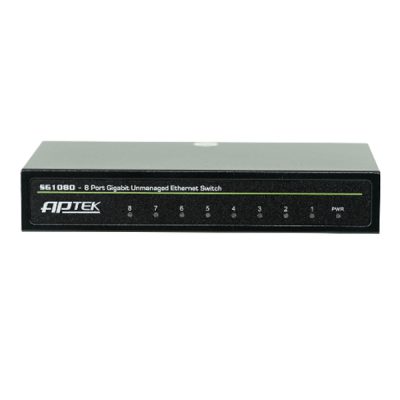 Thiết bị mạng Switch APTEK SG1080 8 port 10/100/1000Mbps