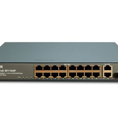 Thiết bị mang Switch PoE Aptek SF1163P (16 port PoE )