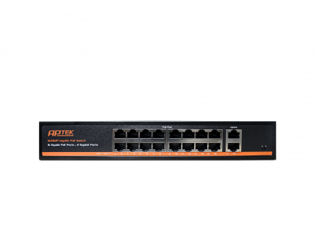 Thiết bị mạng Aptek Switch SG1162P(Switch 16 port PoE Gigabit)