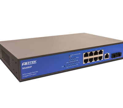 Thiết bị mạng Aptek Switch SG2082P(Switch 8 Port PoE L2 Managed Gigabit)