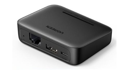 Thiết bị Printer Server in qua mạng Lan hoặc Wifi (TCP/IP RAW) CM428 Ugreen 10941