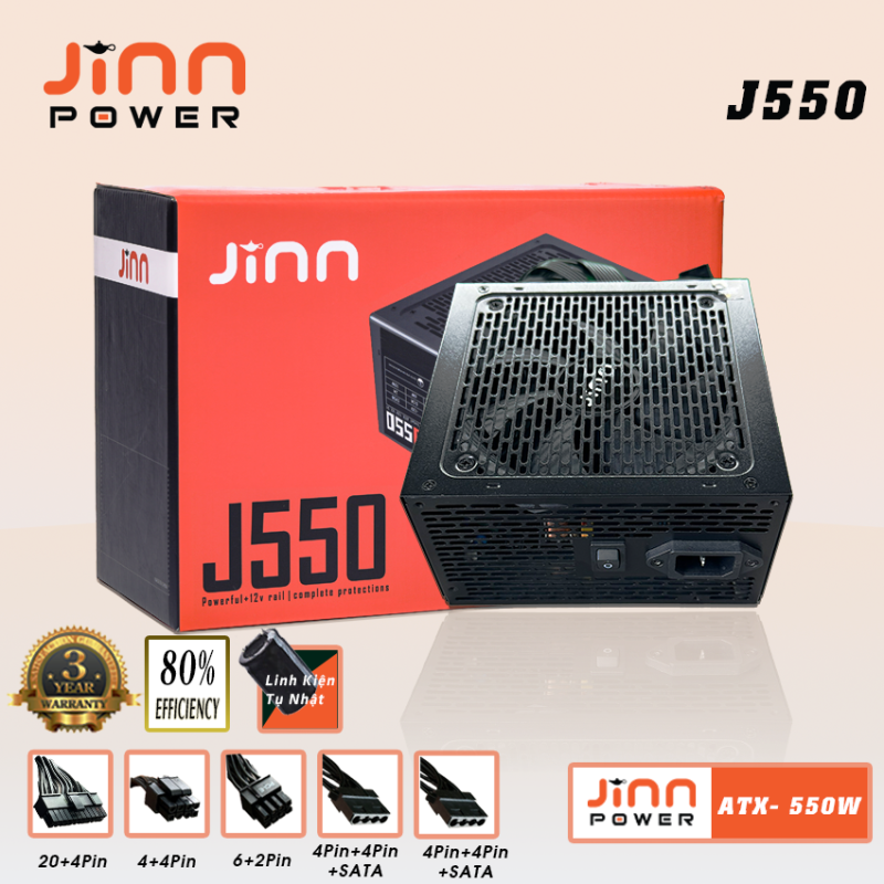 Nguồn Jinn 550W (J550)