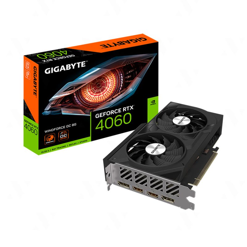 Card màn hình GIGABYTE RTX 4060 WINDFORCE OC 8G
