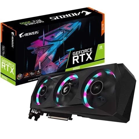 Card màn hình GIGABYTE AORUS GeForce RTX 3050 ELITE 8G