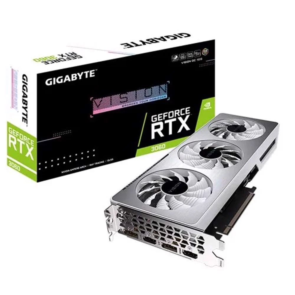 Card màn hình VGA Gigabyte RTX 3060 12GB GDDR6 Vision OC V2 LHR