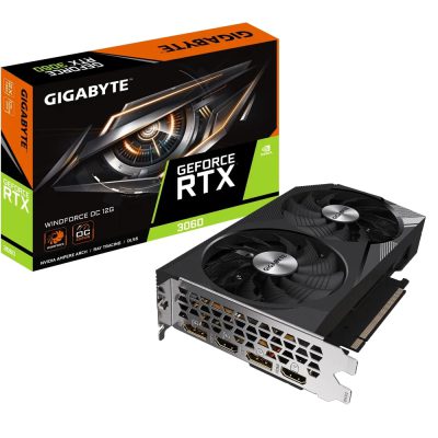 Card màn hình VGA Gigabyte GeForce RTX 3060 WINDFORCE OC 12GB