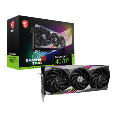 Card màn hình VGA MSI GeForce RTX 4070 Ti Gaming X Trio 12GB