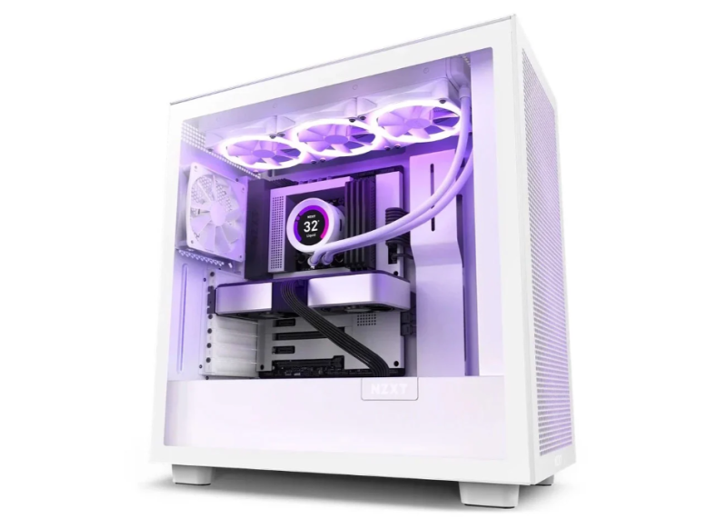 Thùng máy case NZXT H7 Flow RGB White
