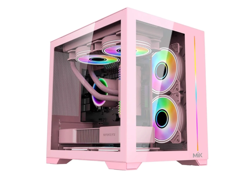 Thùng Máy Case MIK LV12 MINI ELITE - Pink