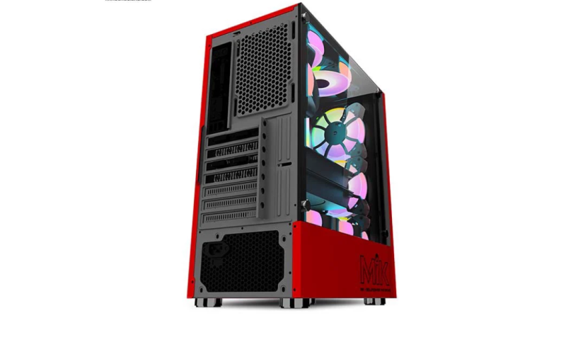 Thùng máy Case MIK DT03 RED LUFFY (No Fan)