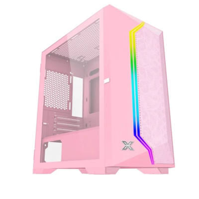 Thùng máy Case Xigmatek Gemini Queen II 3 Fan (EN48380) (Màu Hồng)