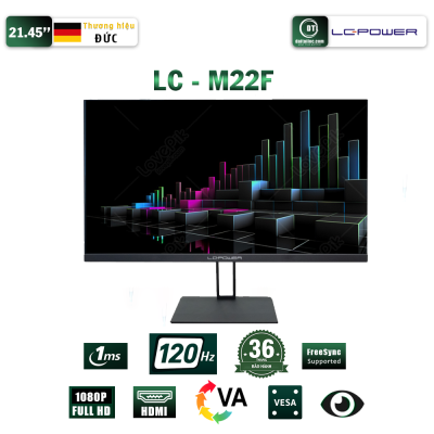 Màn hình LC POWER LC-M22F 22inch FHD IPS 120Hz
