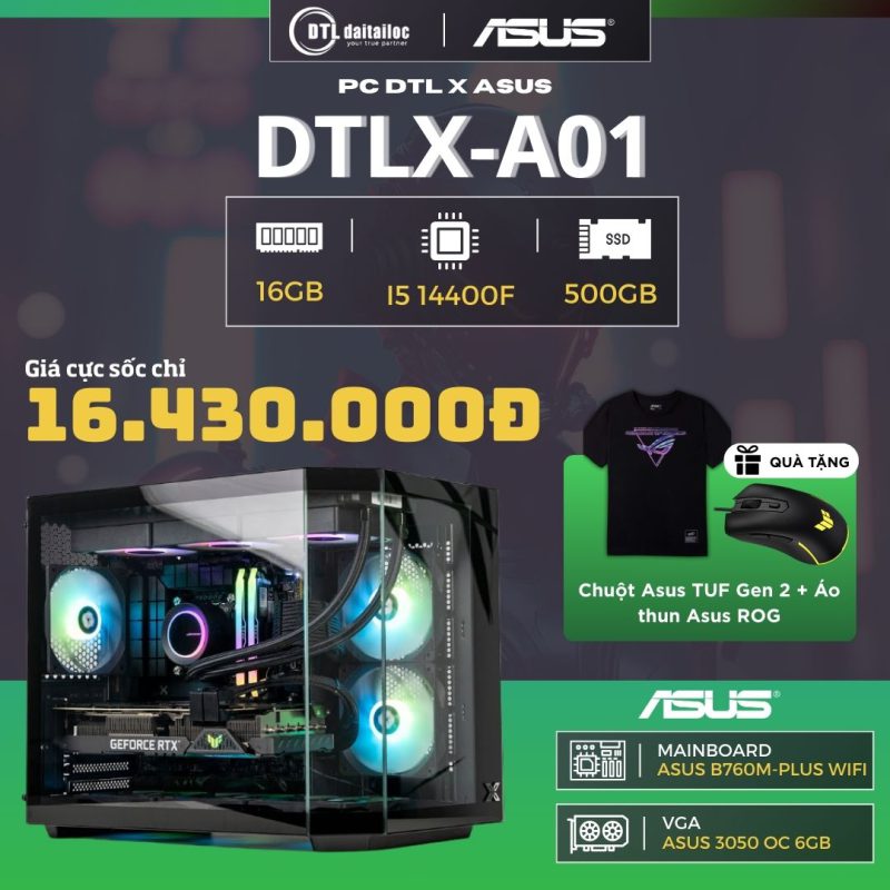 PC DTL X ASUS  i5 14400F / RTX 3050
