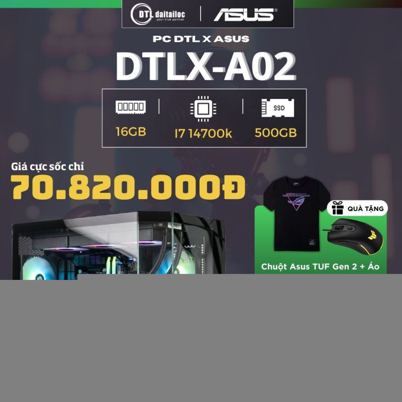 PC DTL X ASUS i7 14700K / RTX 5080