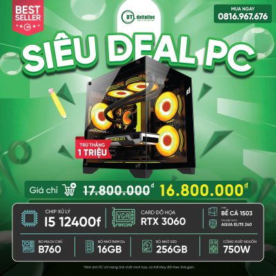 PC DTL Gaming I5 12400F - RTX3060