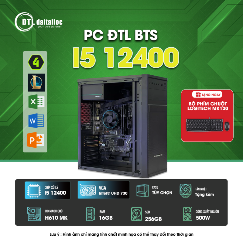 PC DTL Homework BTS I5 12400