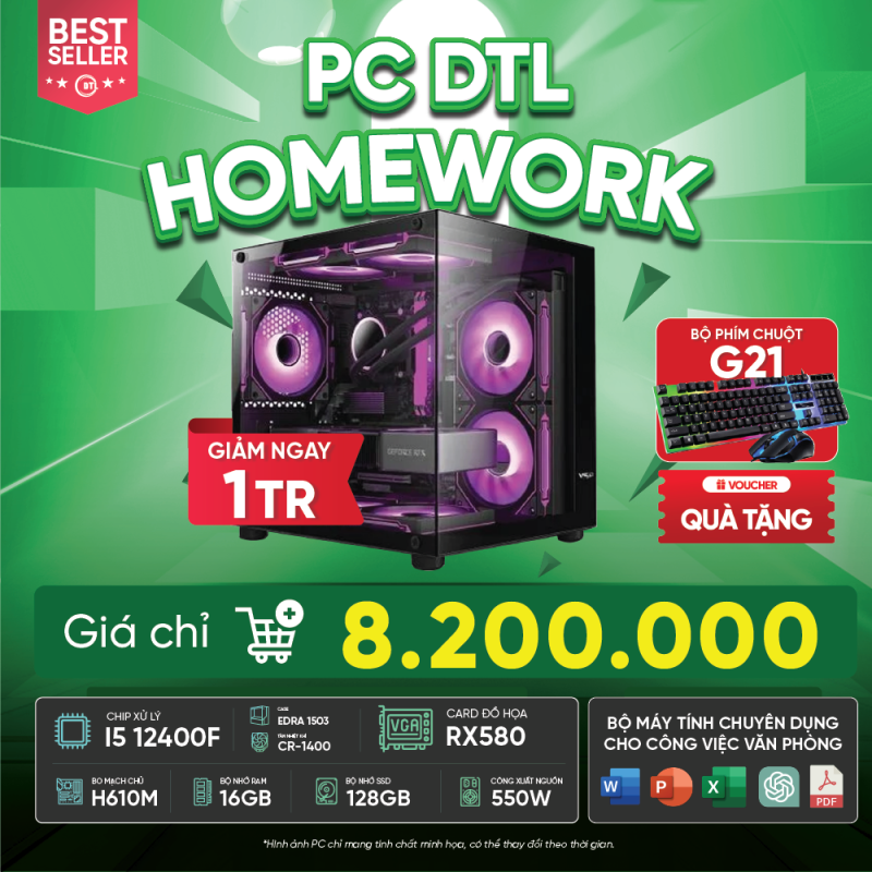 PC DTL Homework I5-RX580