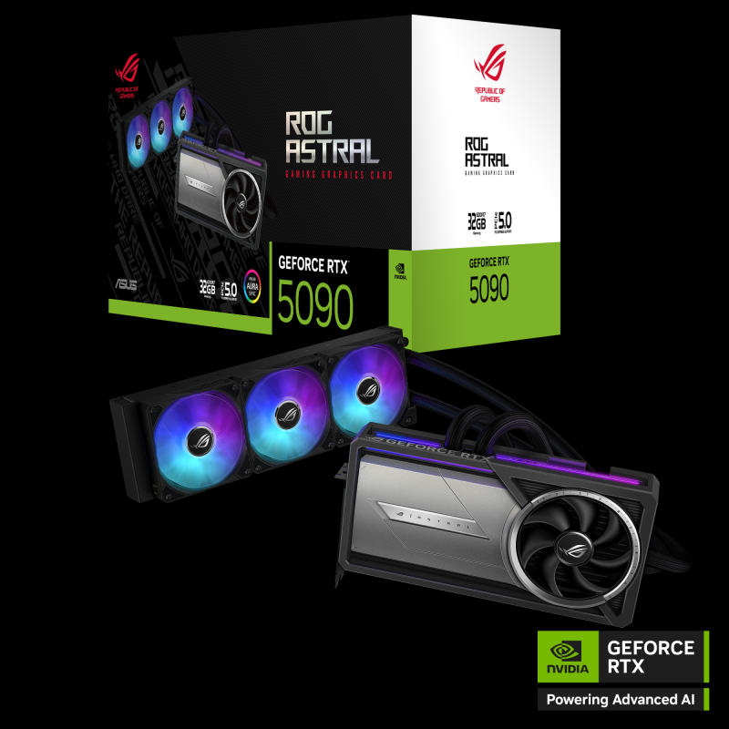 VGA ROG Astral LC GeForce RTX 5090 32GB GDDR7
