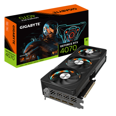VGA Gigabyte RTX4070 GAMING OC 12GB 3 Fan (GV-N4070GAMING OC-12GD)