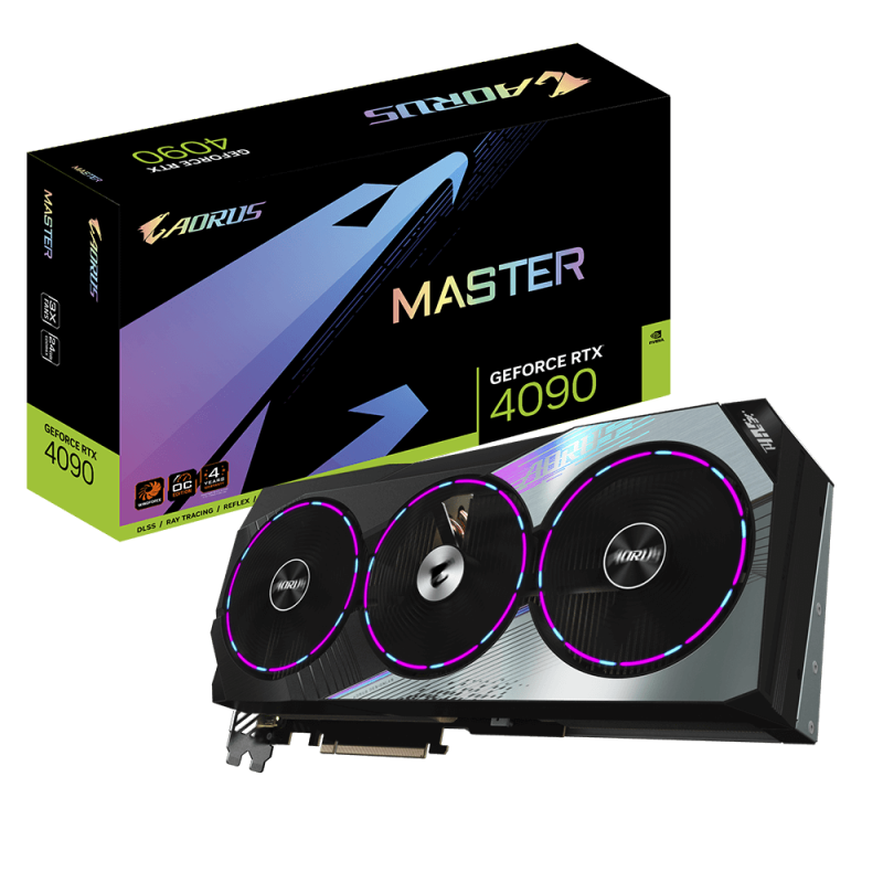 VGA Gigabyte RTX 4090 Aorus Master 24G GDDR6X (GV-N4090AORUS M-24GD)