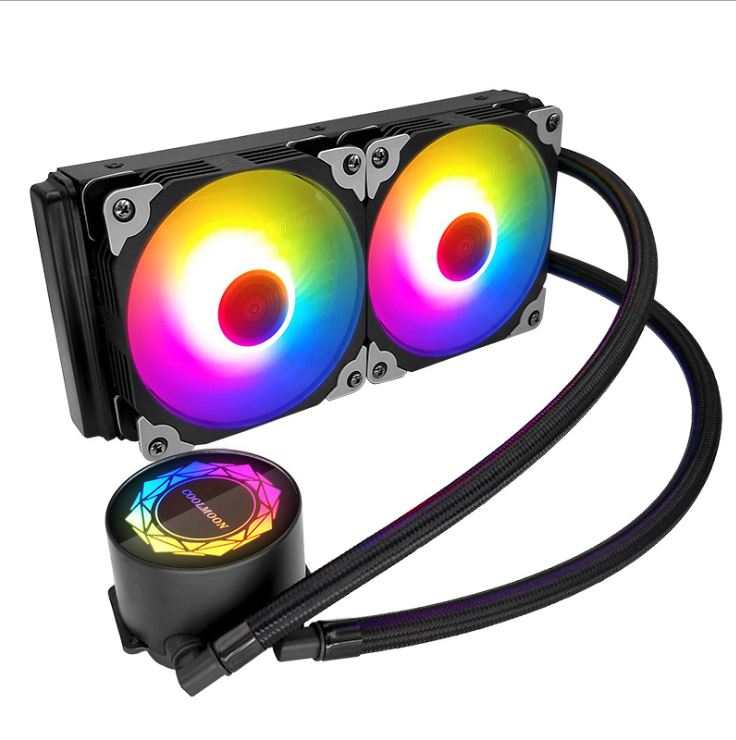 Tản nhiệt nước Coolmoon RGB 240p mặt gương