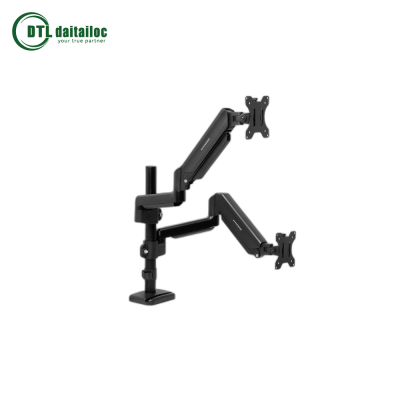 Giá đỡ màn hình đôi HyperWork P1 Dual HPW - DPA01-BLK Đen