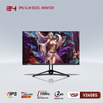 Màn hình máy tính LCD VSP 24inch V2408S FHD IPS 120HZ HDMI, VGA